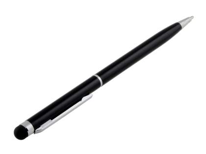Universal Finger-Touch Dual Stylus & Pen - Night Black Capacitive Stylus