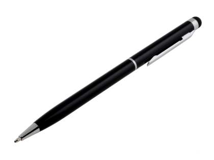 Universal Finger-Touch Dual Stylus & Pen - Night Black