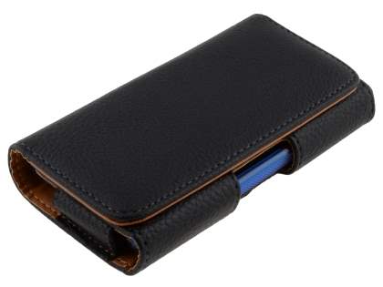 Textured Synthetic Leather Belt Pouch (Bumper Case Compatible) for LG Optimus L7 P700
