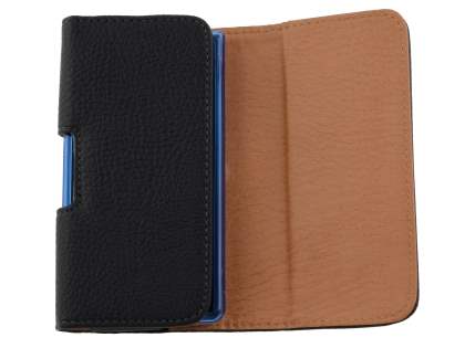Textured Synthetic Leather Belt Pouch (Bumper Case Compatible) for LG Optimus L7 P700