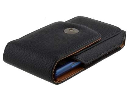 Textured Synthetic Leather Vertical Belt Pouch (Bumper Case Compatible) for LG Optimus L7 P700