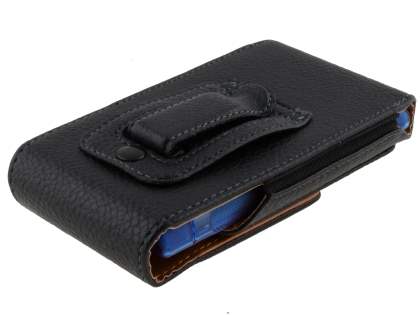 Textured Synthetic Leather Vertical Belt Pouch (Bumper Case Compatible) for LG Optimus L7 P700