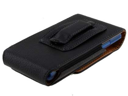 Textured Synthetic Leather Vertical Belt Pouch (Bumper Case Compatible) for LG Optimus L7 P700