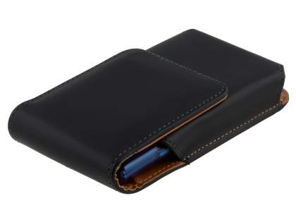 Smooth Synthetic Leather Vertical Belt Pouch (Bumper Case Compatible) for LG Optimus L7 P700