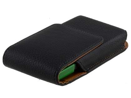 Textured Synthetic Leather Vertical Belt Pouch (Bumper Case Compatible) for Sony Xperia S LT26i