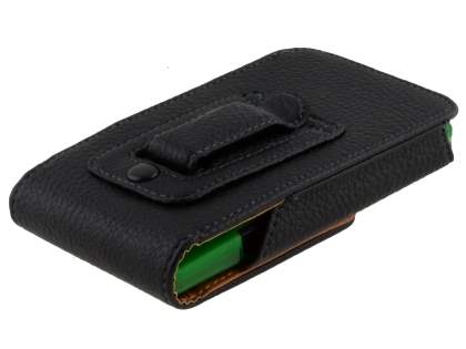 Textured Synthetic Leather Vertical Belt Pouch (Bumper Case Compatible) for Sony Xperia S LT26i