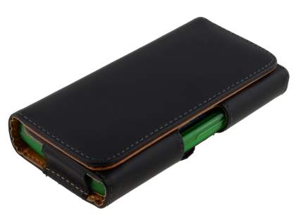 Smooth Synthetic Leather Belt Pouch (Bumper Case Compatible) for Sony Xperia S LT26i