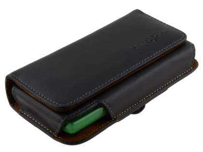 Extra-tough Genuine Leather ShineColours belt pouch (Bumper Case Compatible) for Sony Xperia S LT26i