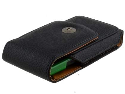 Textured Synthetic Leather Vertical Belt Pouch (Bumper Case Compatible) for Sony Xperia S LT26i