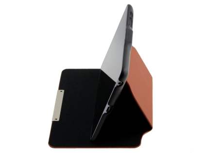 Synthetic Leather Flip Cover with Built-In Stand for Asus Google Nexus 7 2012 - Brown/Black
