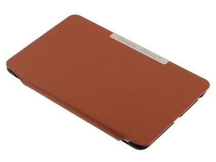 Synthetic Leather Flip Cover with Built-In Stand for Asus Google Nexus 7 2012 - Brown/Black