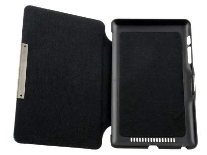 Synthetic Leather Flip Cover with Built-In Stand for Asus Google Nexus 7 2012 - Brown/Black