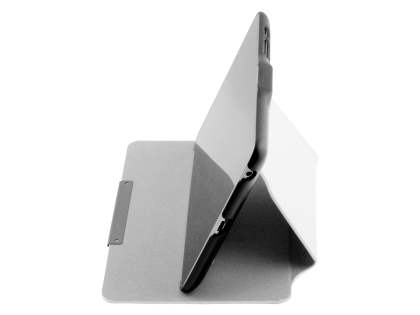 Synthetic Leather Flip Cover with Built-In Stand for Asus Google Nexus 7 2012 - White/Black