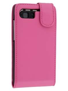 HTC Velocity 4G Synthetic Leather Flip Case - Pink