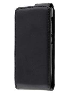 Synthetic Leather Flip Case for Nokia X3-02 - Black