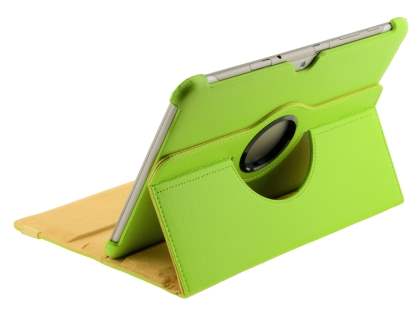VELOCITY Synthetic Leather Swivel Flip Case for Samsung Galaxy Tab 10.1 - Lime Green VELOCITY Synthetic Leather Swivel Flip Case for Samsung Galaxy Tab 10.1 - Lime Green