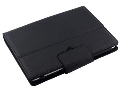 Synthetic Leather Bluetooth Keyboard Case for Samsung Galaxy Tab 2 10.1 - Black