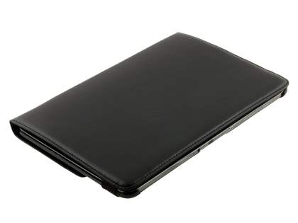 Samsung Galaxy Note 10.1 4G VELOCITY Synthetic Leather 360° Swivel Flip Case - Black