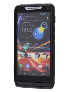 Wave Case for Motorola RAZR M 4G XT905 - Frosted Black/Black