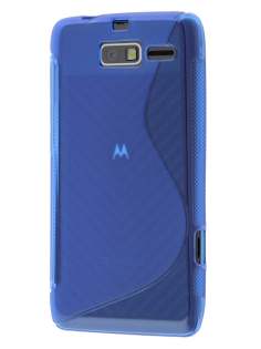 Wave Case for Motorola RAZR M 4G XT905 - Frosted Blue/Blue