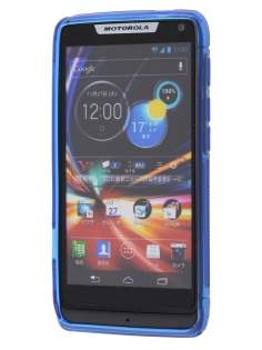 Wave Case for Motorola RAZR M 4G XT905 - Frosted Blue/Blue