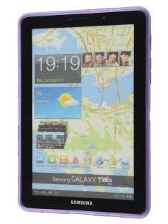 X-Case for Samsung Galaxy Tab 7.7 P6800 - Frosted Purple/Purple