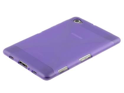 X-Case for Samsung Galaxy Tab 7.7 P6800 - Frosted Purple/Purple