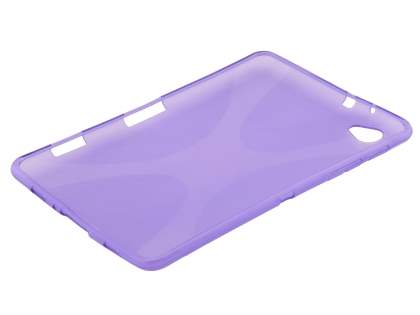 X-Case for Samsung Galaxy Tab 7.7 P6800 - Frosted Purple/Purple