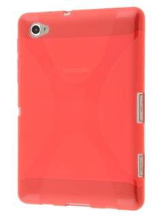 X-Case for Samsung Galaxy Tab 7.7 P6800 - Frosted Red/Red Soft Cover