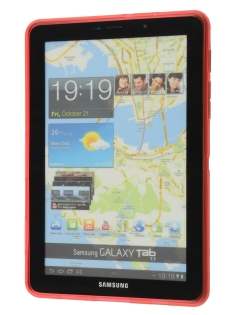 X-Case for Samsung Galaxy Tab 7.7 P6800 - Frosted Red/Red