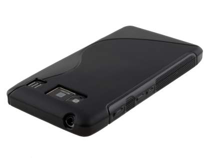 Wave Case for Motorola RAZR HD 4G XT925 - Frosted Black/Black