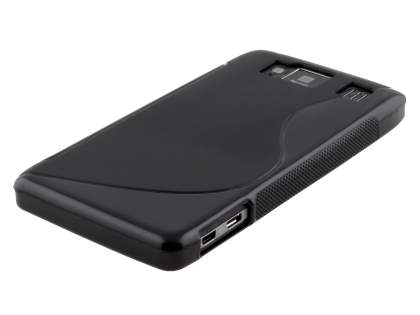 Wave Case for Motorola RAZR HD 4G XT925 - Frosted Black/Black