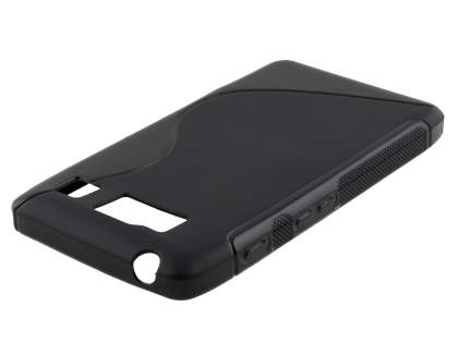 Wave Case for Motorola RAZR HD 4G XT925 - Frosted Black/Black