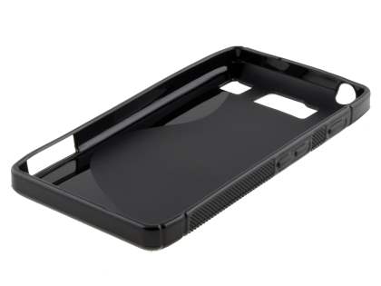 Wave Case for Motorola RAZR HD 4G XT925 - Frosted Black/Black