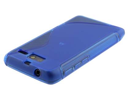 Wave Case for Motorola RAZR M 4G XT905 - Frosted Blue/Blue