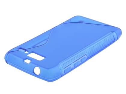 Wave Case for Motorola RAZR M 4G XT905 - Frosted Blue/Blue