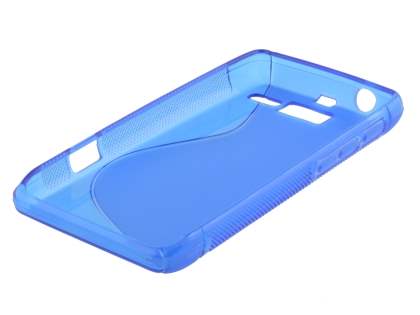 Wave Case for Motorola RAZR M 4G XT905 - Frosted Blue/Blue