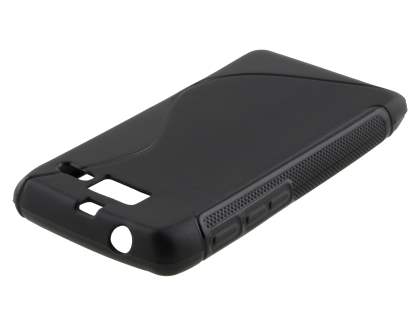 Wave Case for Motorola RAZR M 4G XT905 - Frosted Black/Black