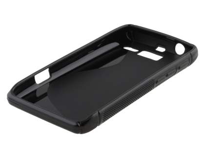 Wave Case for Motorola RAZR M 4G XT905 - Frosted Black/Black