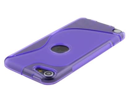 Wave Case for iPod Touch 5/6 - Frosted Purple/Purple