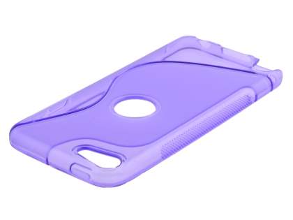 Wave Case for iPod Touch 5/6 - Frosted Purple/Purple