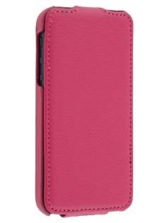 Synthetic Leather Flip Case for iPhone SE(1st Gen)/5s/5 - Pink