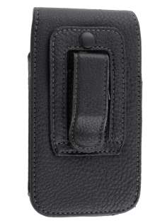 Textured Synthetic Leather Vertical Belt Pouch for HTC Desire X