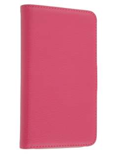 Synthetic Leather Wallet Case with Stand for Samsung Galaxy Note 2 4G - Pink