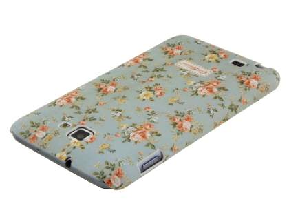 Vintage Inspired Lacquered Shell Case for Samsung Galaxy Note I9220