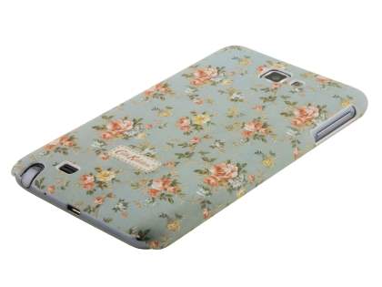 Vintage Inspired Lacquered Shell Case for Samsung Galaxy Note I9220
