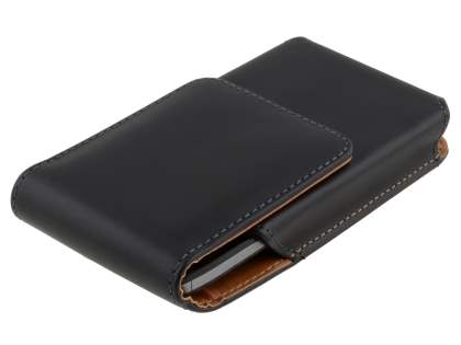 Smooth Synthetic Leather Vertical Belt Pouch for Motorola