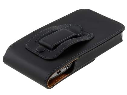 Smooth Synthetic Leather Vertical Belt Pouch for Motorola