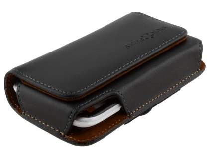 Extra-tough Genuine Leather ShineColours belt pouch for HTC Desire X