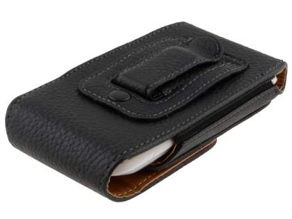 Textured Synthetic Leather Vertical Belt Pouch for HTC Desire X